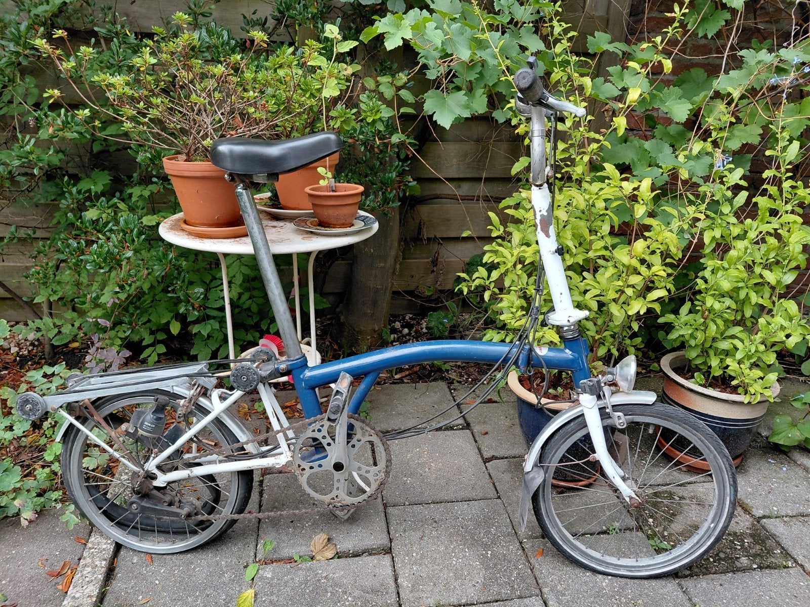 Brompton vouwfiets - opknapper of voor onderdelen, Ophalen, Gebruikt, Brompton, Versnellingen