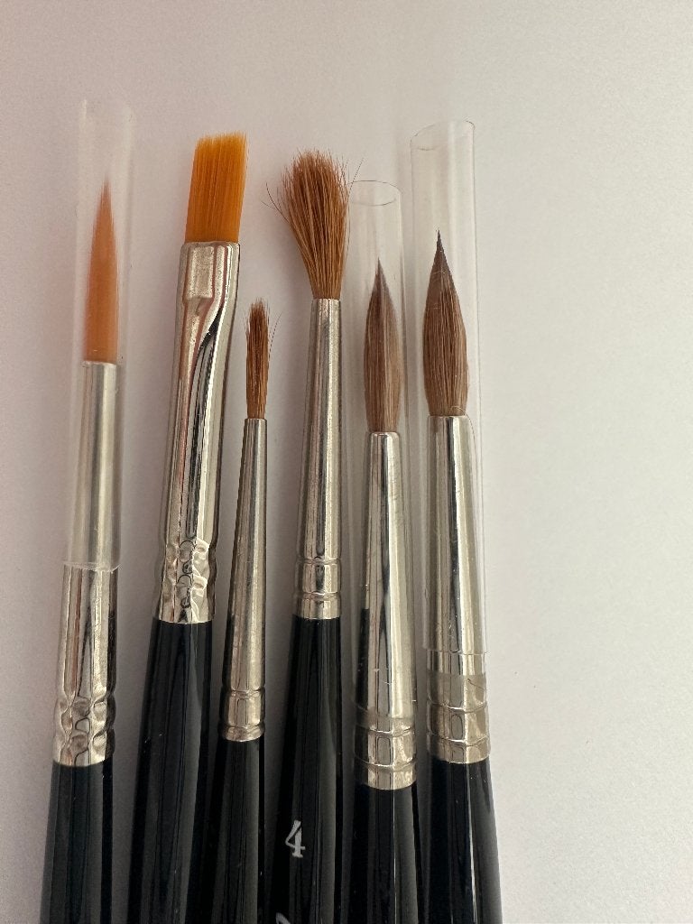 da Vinci kolinsky-rotmarder aquarelpenselen + 2 van Gogh, Ophalen of Verzenden, Nieuw, Penseel of Kwast