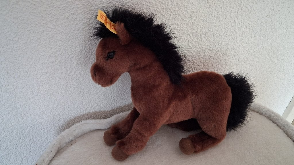 Steiff knuffel paard, Verzenden, Zo goed als nieuw, Stoffen beer, Steiff