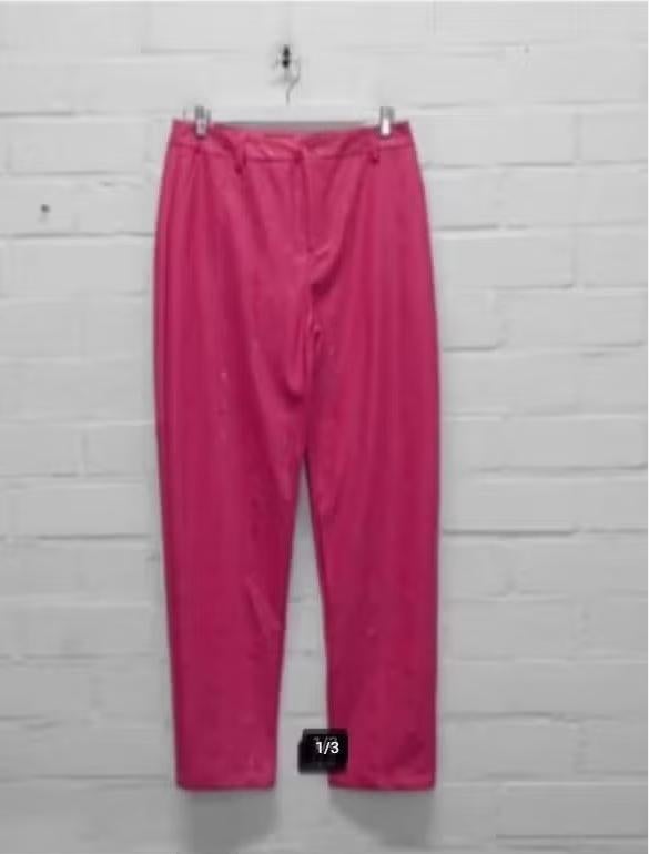 ALIX the Label - Imitatieleren roze broek maat M - Nieuw, Maat 38/40 (M), Alix the label, Nieuw, Ophalen of Verzenden