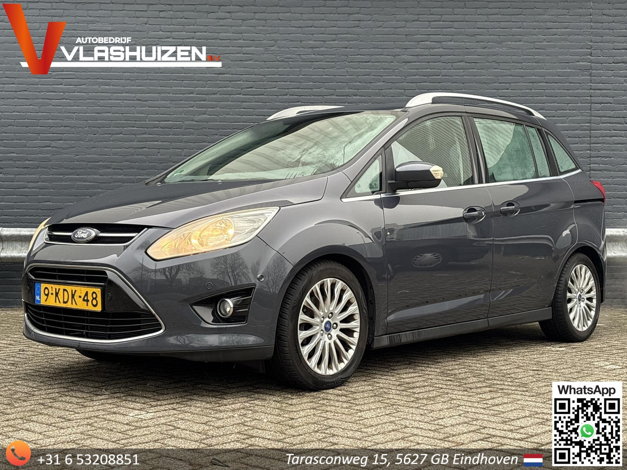 Ford Grand C-Max 1.0 Titanium 7p. | Climate | Cruise | Camer, Auto's, Voorwielaandrijving, Gebruikt, 7 stoelen, Origineel Nederlands