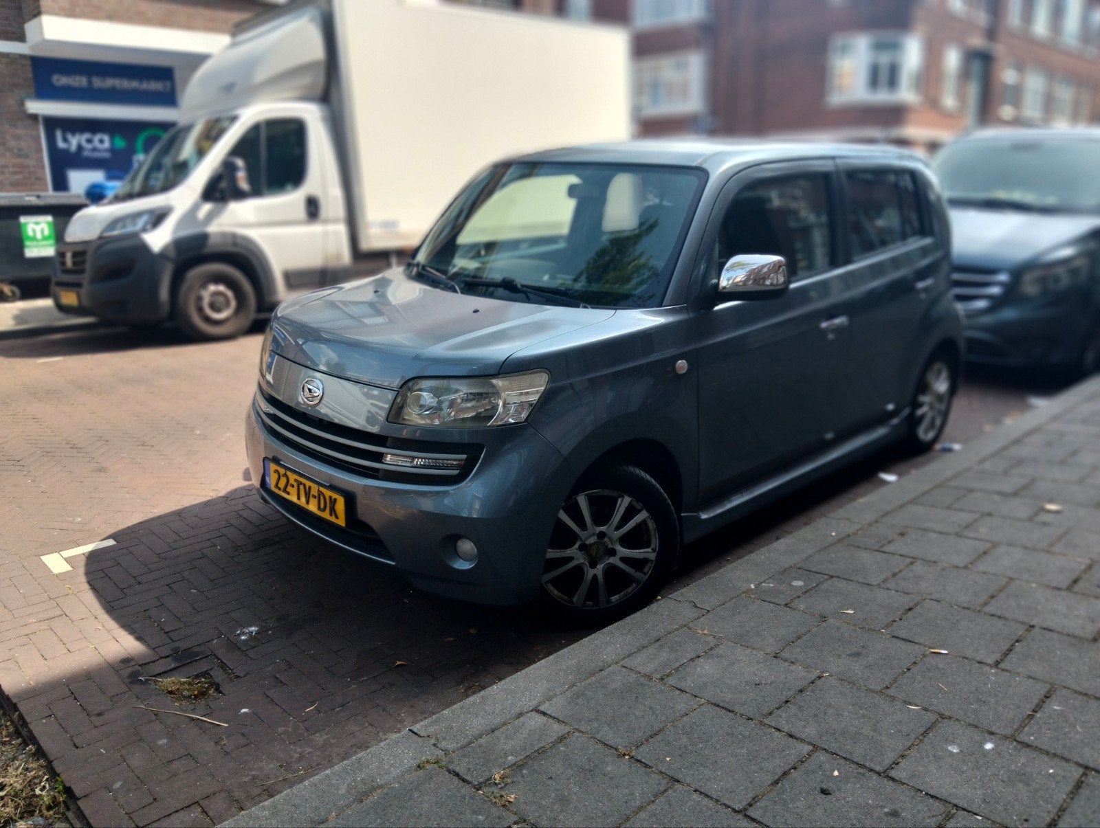 Daihatsu Materia 1.3 2007 Grijs, Voorwielaandrijving, 15 km/l, 40 €/maand, Sound system