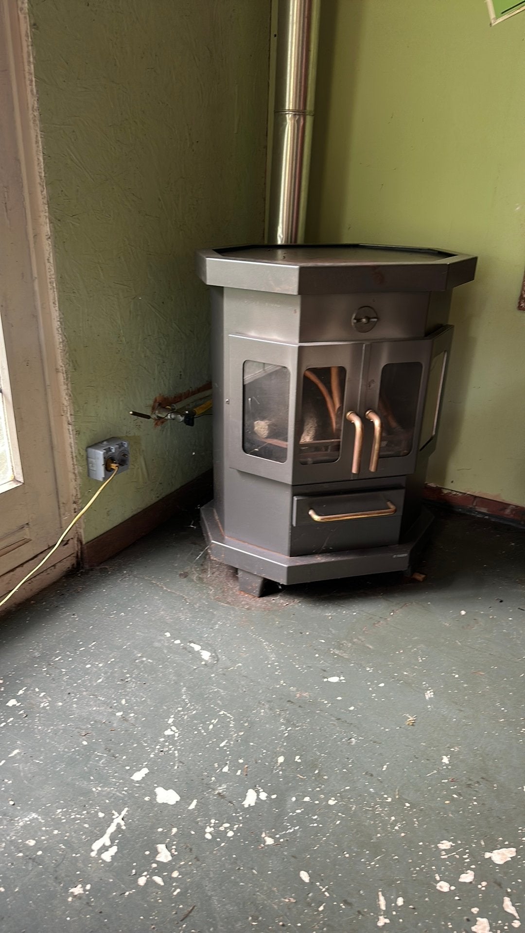 Gaskachel, Ophalen, Zo goed als nieuw, Gas, Gaskachel
