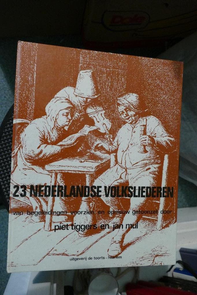 Piet Tiggers, Jan Mul - 23 Nederlandse volksliederen, Ophalen of Verzenden, Gelezen, Piet Tiggers, Jan Mul
