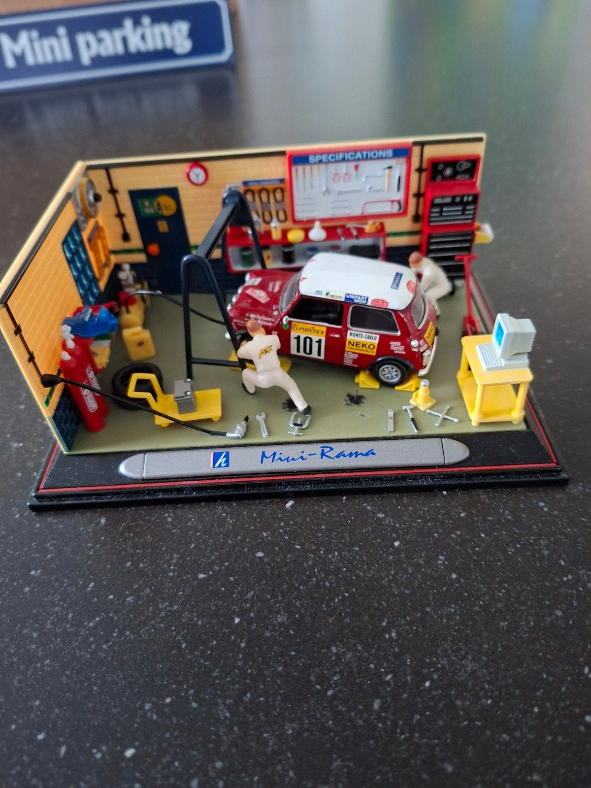 Mini-Rama Mini Cooper Monte Carlo Rally Diorama, Hobby en Vrije tijd, Overige merken, 1:50 of kleiner, Auto, Ophalen of Verzenden