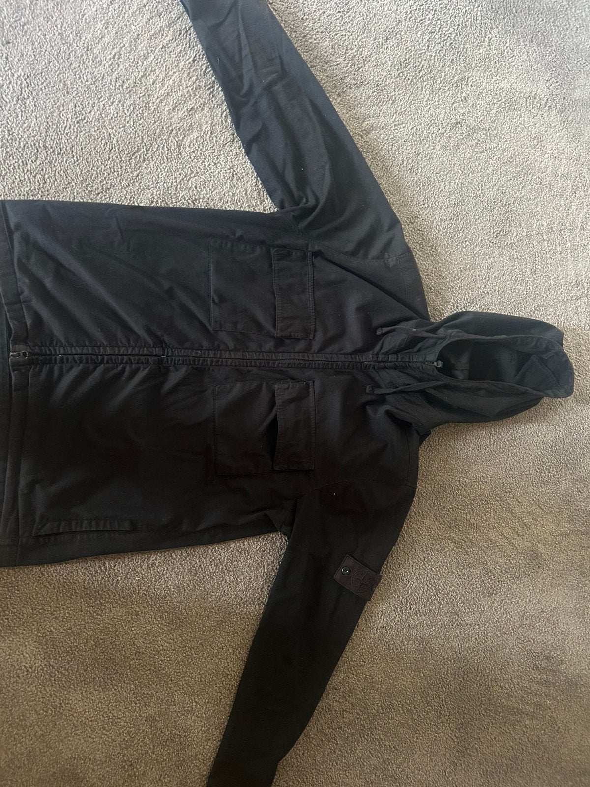 Stone island ghost, Ophalen of Verzenden, Zo goed als nieuw, Maat 52/54 (L), Zwart