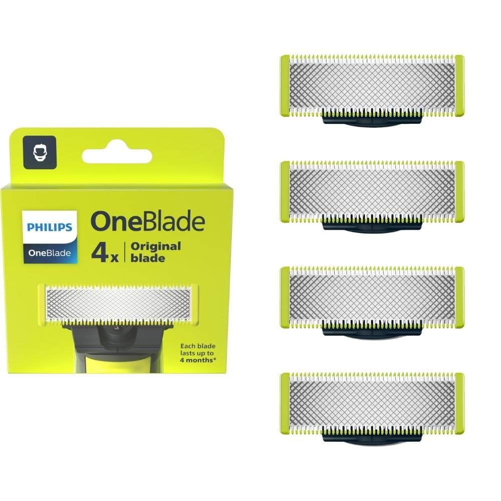 Philips OneBlade Scheermesjes - 4 stuks, Ophalen of Verzenden, Nieuw, Overige typen