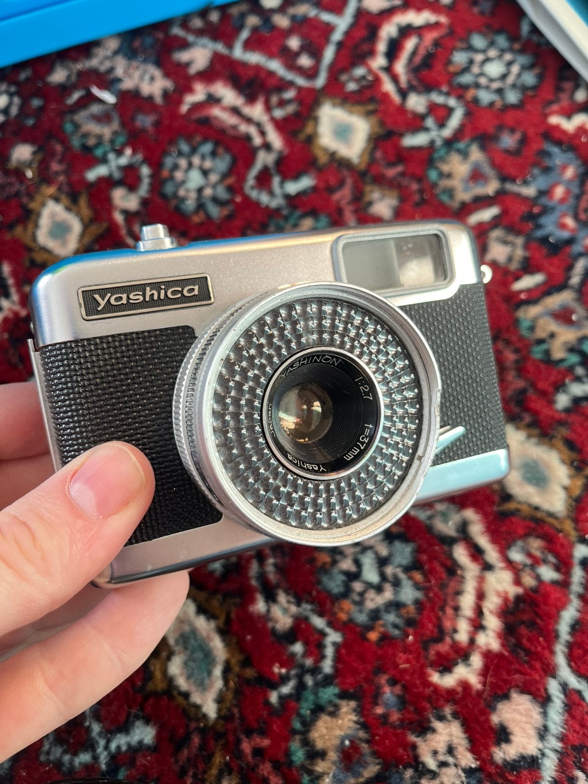 Yashica EZ-matic – vintage analoge camera, Ophalen of Verzenden, Gebruikt, Compact, Overige Merken