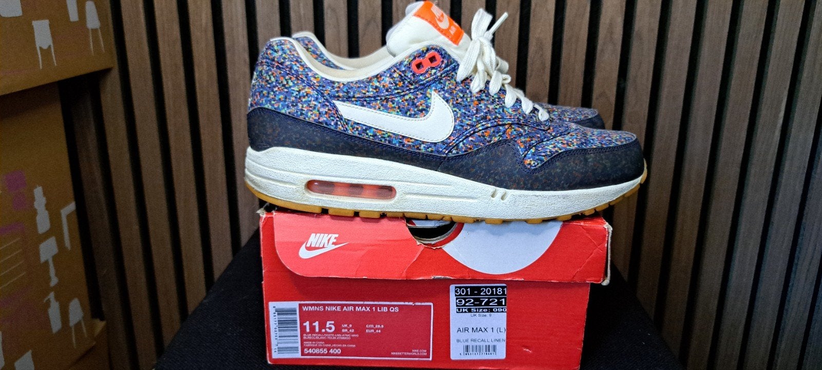 Nike air max 1 liberty of london, Kleding | Dames, Nike, Ophalen of Verzenden, Zo goed als nieuw, Sneakers of Gympen