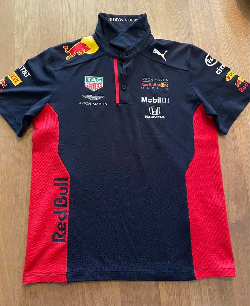 Polo Max Verstappen Red Bull Racing Maat 152, Ophalen of Verzenden, Zo goed als nieuw, Jongen, Shirt of Longsleeve