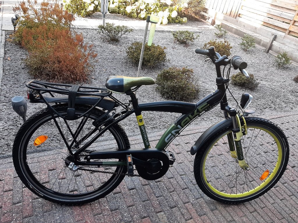 zgan: Prachtige Batavus Snake 24 inch 3 Versnellingen, Ophalen, Terugtraprem, 24 inch, Versnellingen