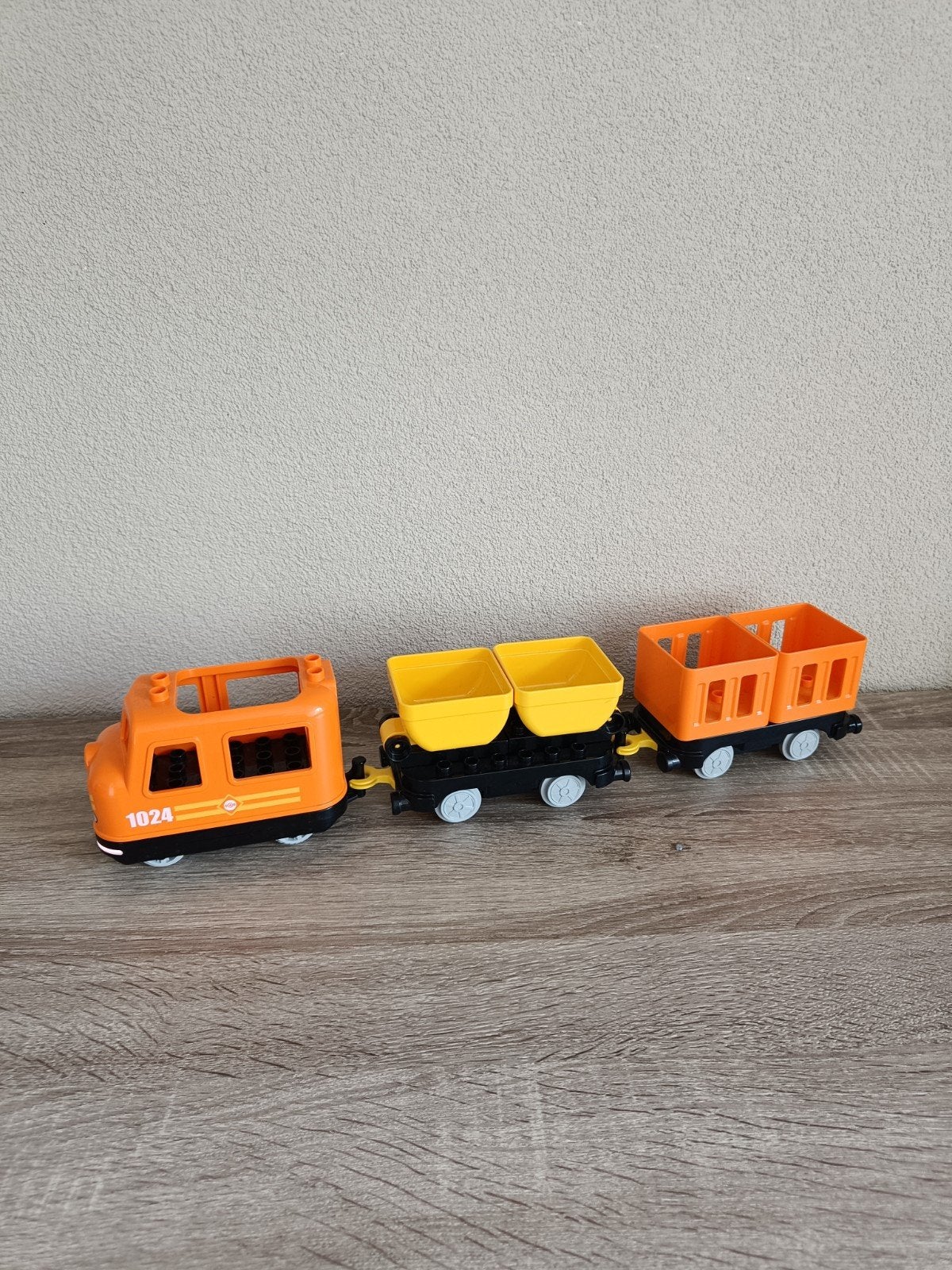 Duplo goederentrein elektrisch, Kinderen en Baby's, Ophalen of Verzenden, Zo goed als nieuw, Duplo