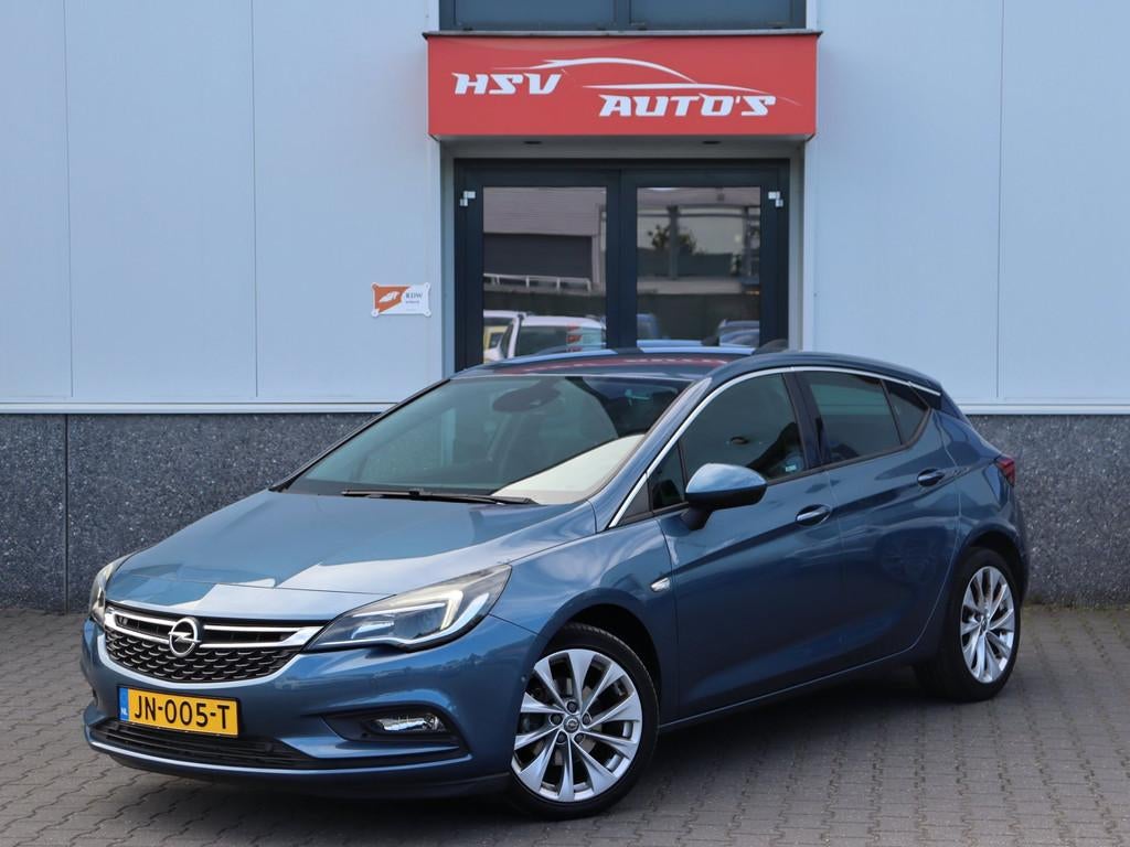 Opel Astra 1.0 Innovation navi LM 4-deurs org NL, Auto's, Opel, Gebruikt, Euro 6, Parkeersensor, Blauw