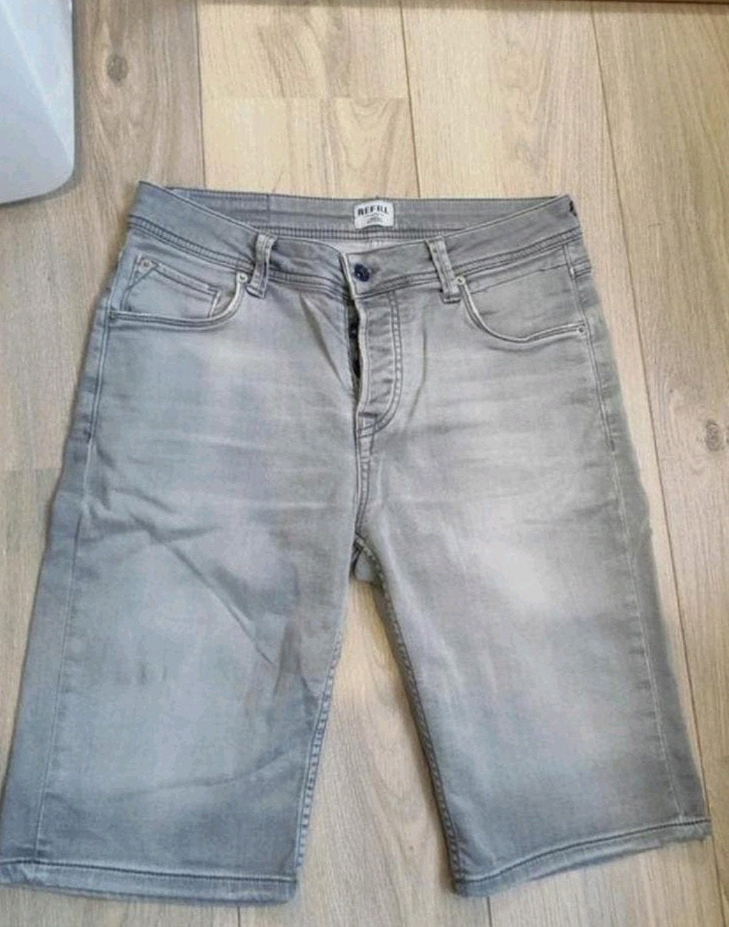 refill shirt stretch 31, Ophalen of Verzenden, Zo goed als nieuw, Blauw, W32 (confectie 46) of kleiner
