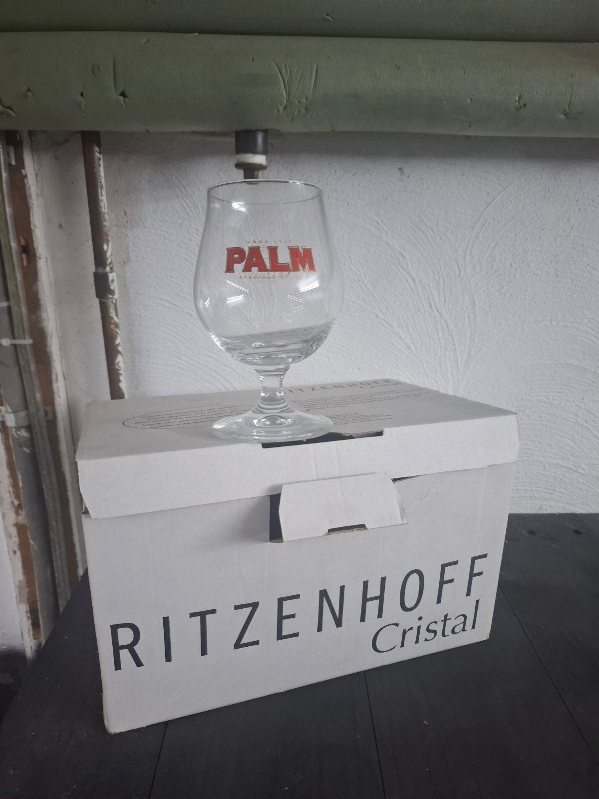 Doos Palm glazen, Ophalen, Nieuw, Glas of Glazen, Palm