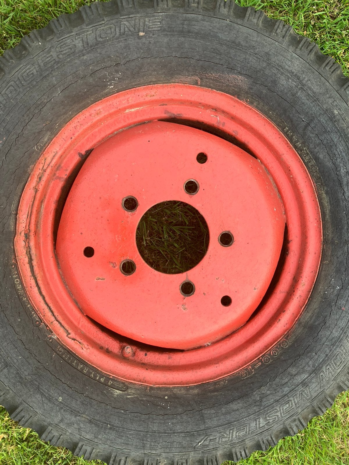 Velg + band Deutz 6.00 - 16, Ophalen, Gebruikt