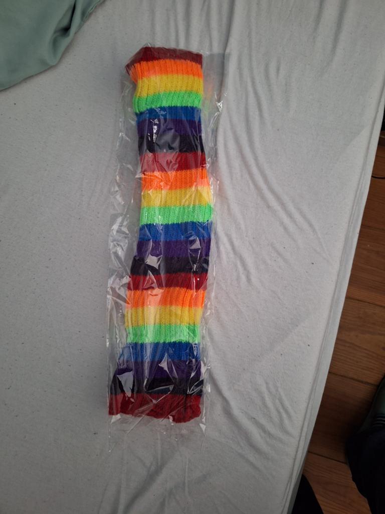 Nieuwe regenboog beenwarmers, Verzenden, Nieuw, Meisje