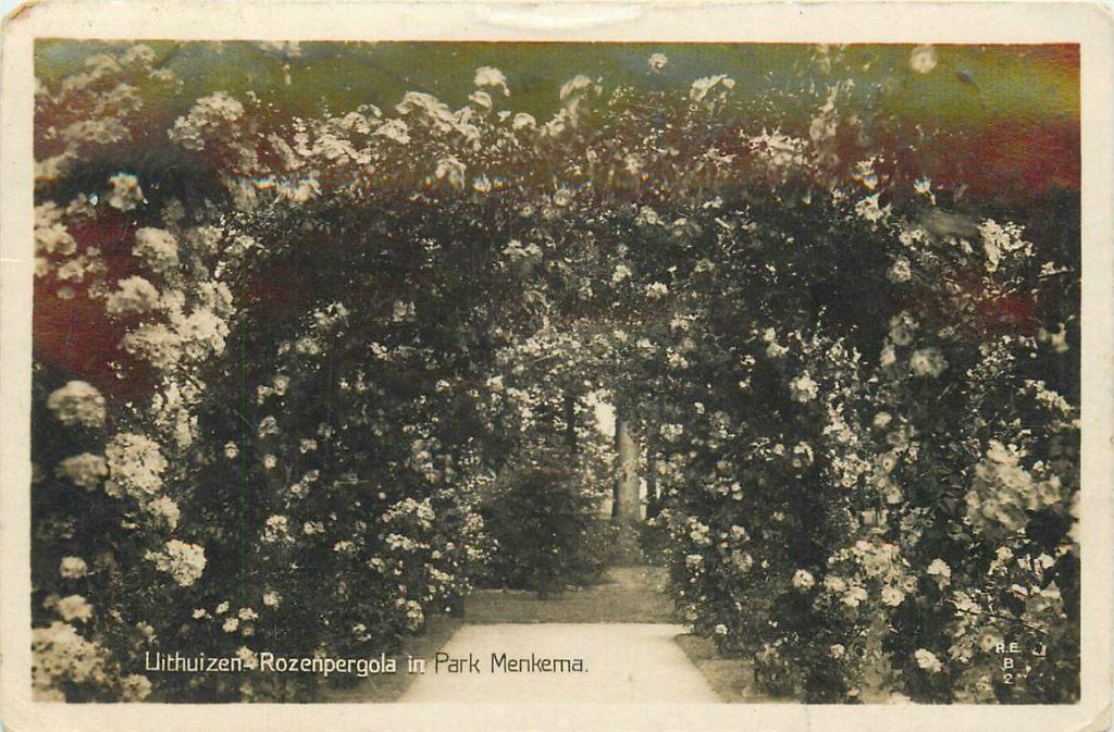 701-348-027 Uithuizen Rozenpergola Park Menkema, Verzenden, Voor 1920, Groningen