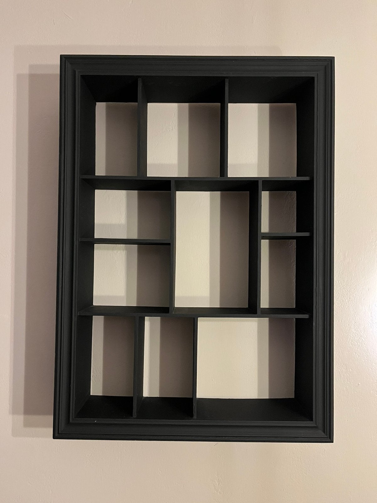 Mat zwart wand kastje, Ophalen, 50 tot 100 cm, Zo goed als nieuw, Minder dan 100 cm