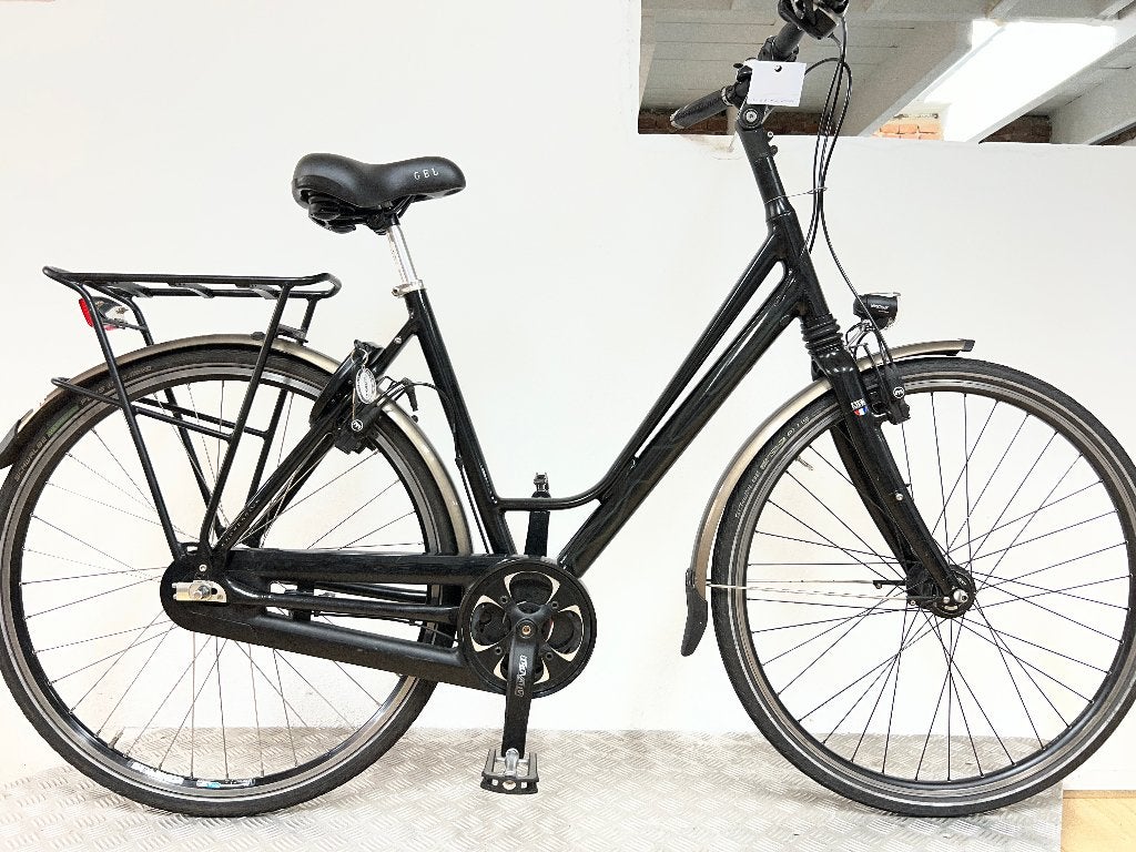 2dehands damesfietsen-GROTE VOORRAAD bij Wheels in Nijmegen, Ophalen, Gebruikt, 56 cm of meer, Meer dan 20 versnellingen