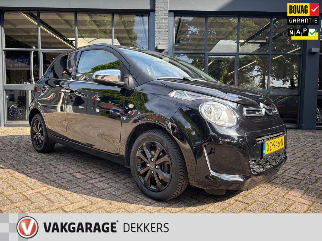 Citroen C1 1.0 VTi Shine Clima, apple carplay/android/ camer, Auto's, Voorwielaandrijving, Gebruikt, Euro 6, Automatische klimaatregeling