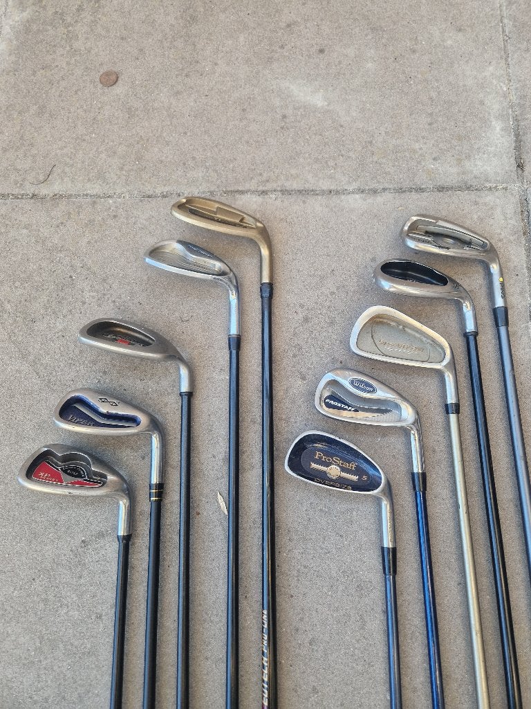 Golfclubs  Heren...doos 87....    zie omschrijving, Sport en Fitness, Ophalen, Gebruikt, Club, Callaway