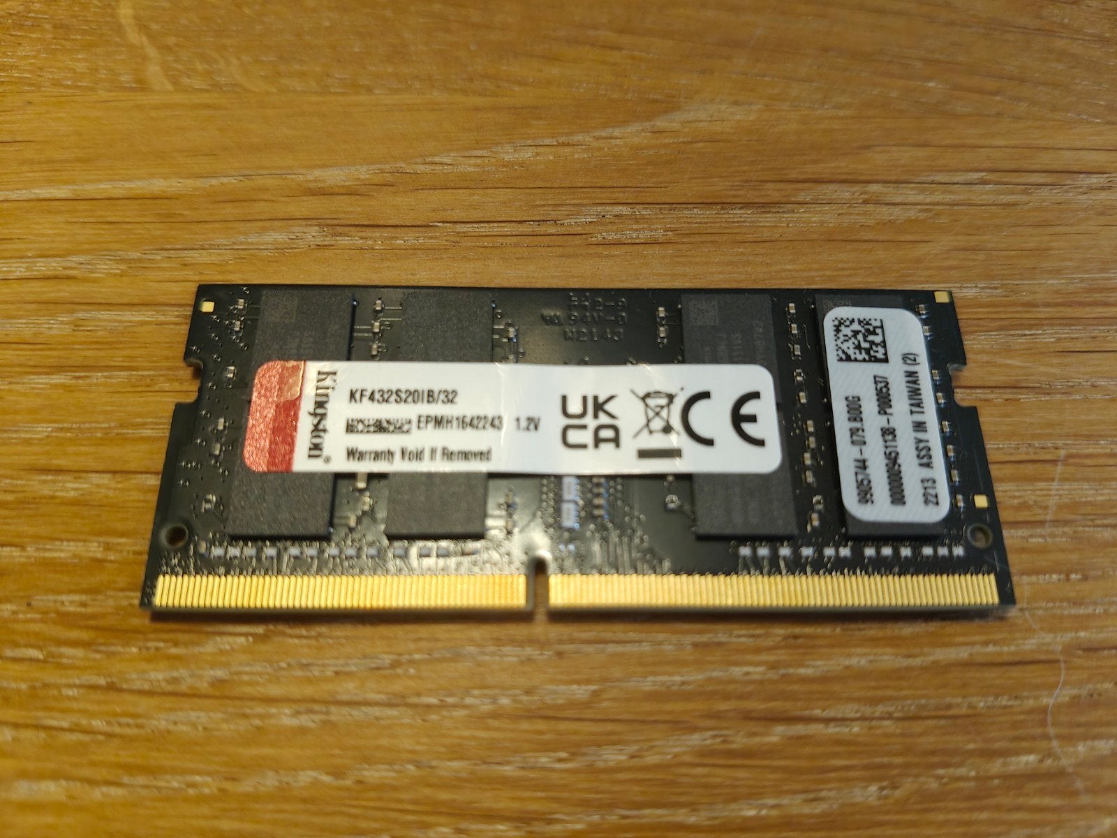 Kingston Fury Impact 32GB DDR4 Laptop Geheugen, Computers en Software, 32 GB, DDR4, Ophalen of Verzenden, Zo goed als nieuw