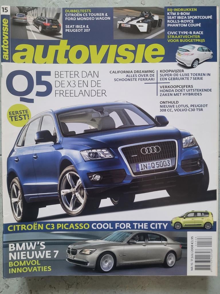 Autovisie nr 15 van 2008, Ophalen of Verzenden, Gelezen, Algemeen
