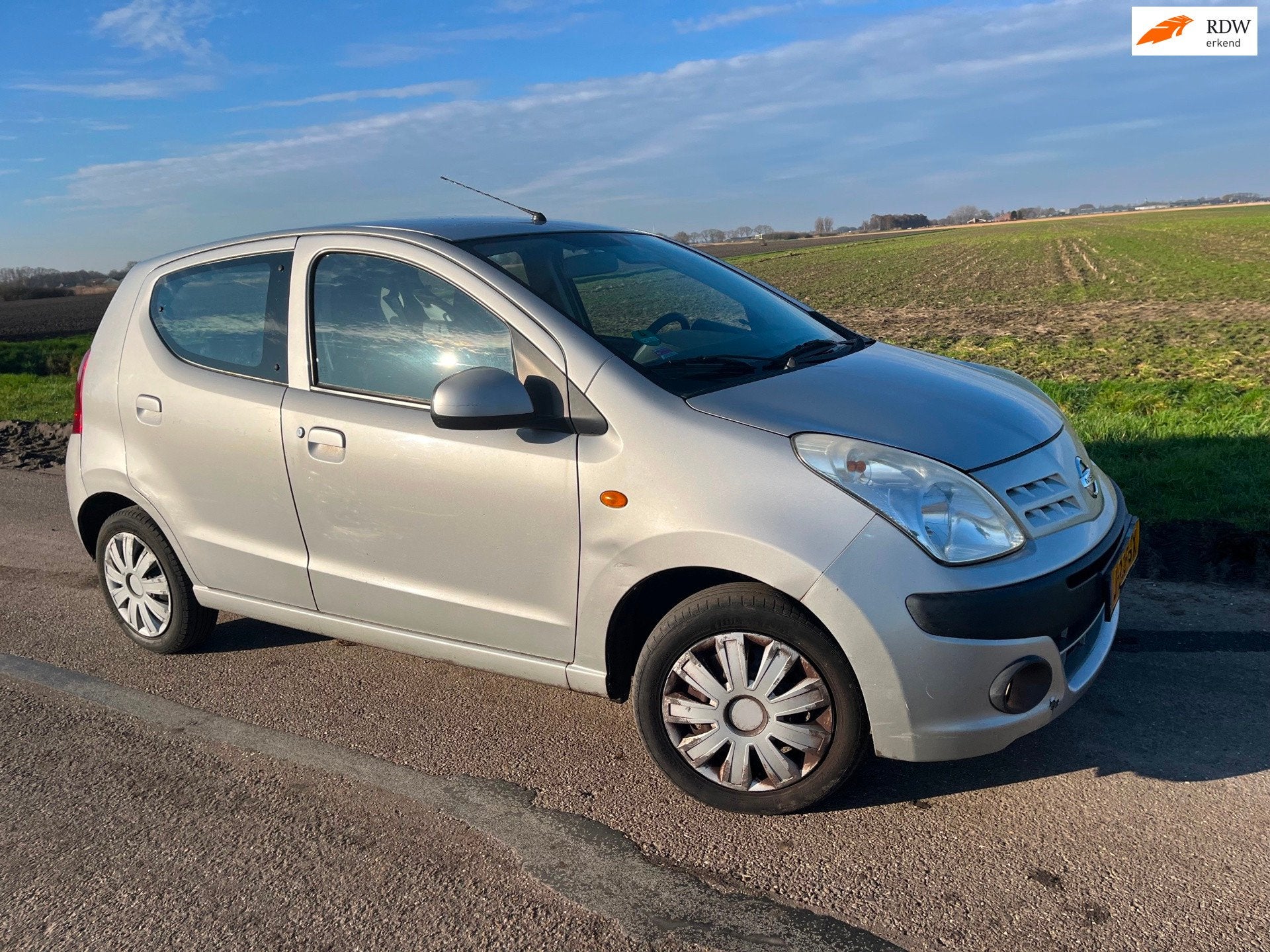 Nissan Pixo 1.0 Acenta : 130.000 km met apk, Auto's, Voorwielaandrijving, Euro 5, Gebruikt, 200 kg