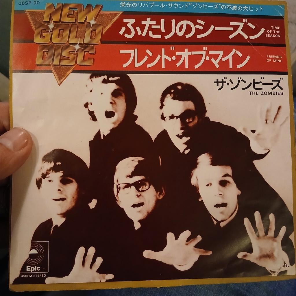 The Zombies - Time of the Season / Friends of Mine (Japan), Fotohoes, Ophalen of Verzenden, Zo goed als nieuw, Pop