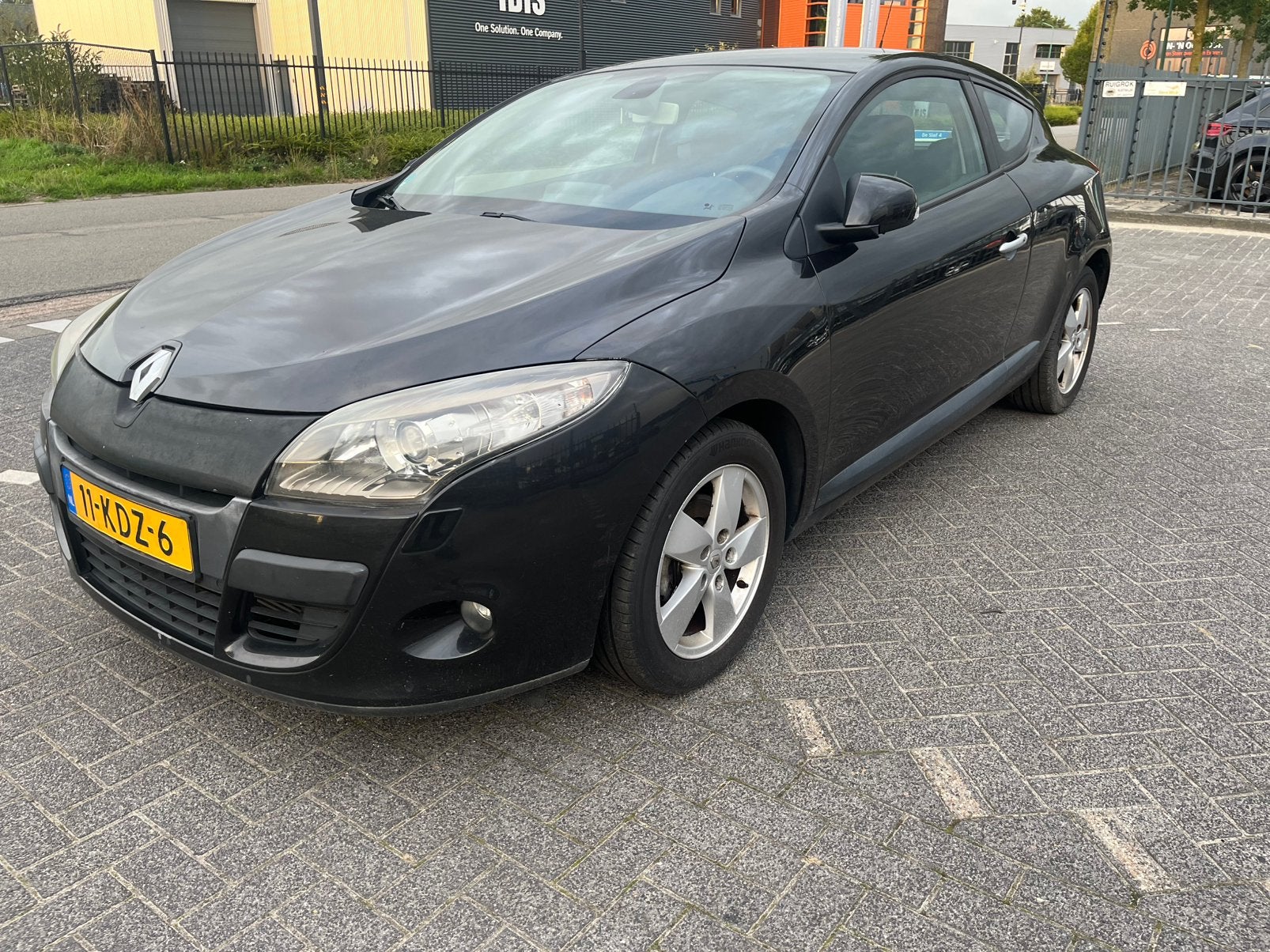 Renault Mégane TCe 130pk 2009 Zwart, Auto's, Zwart, 4 cilinders, 635 kg, Zwart