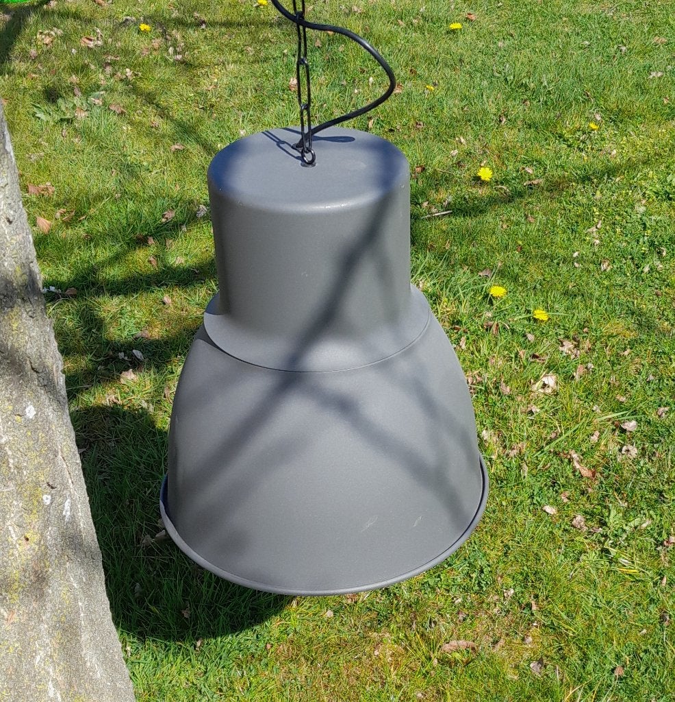 Ikea Hektar (?) hanglamp, Gebruikt, Metaal, Industrial, E27 (groot)