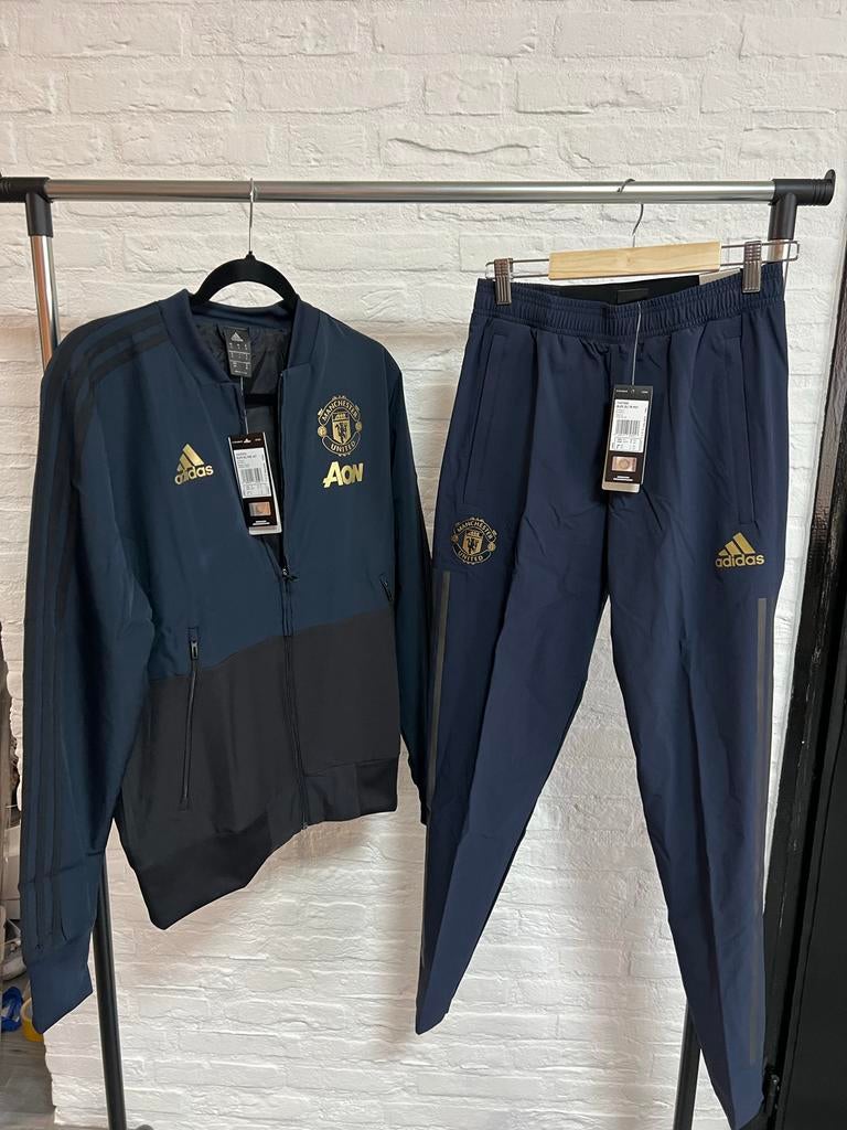 Adidas Manchester United Trainingspak Maat S, Cc, Cc, Blauw, Cc