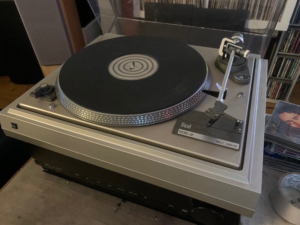 Dual CS505-2, Ortofon element, nieuwe naald, werkt perfect, Ophalen, Gebruikt, Pitch-regelaar, Platenspeler