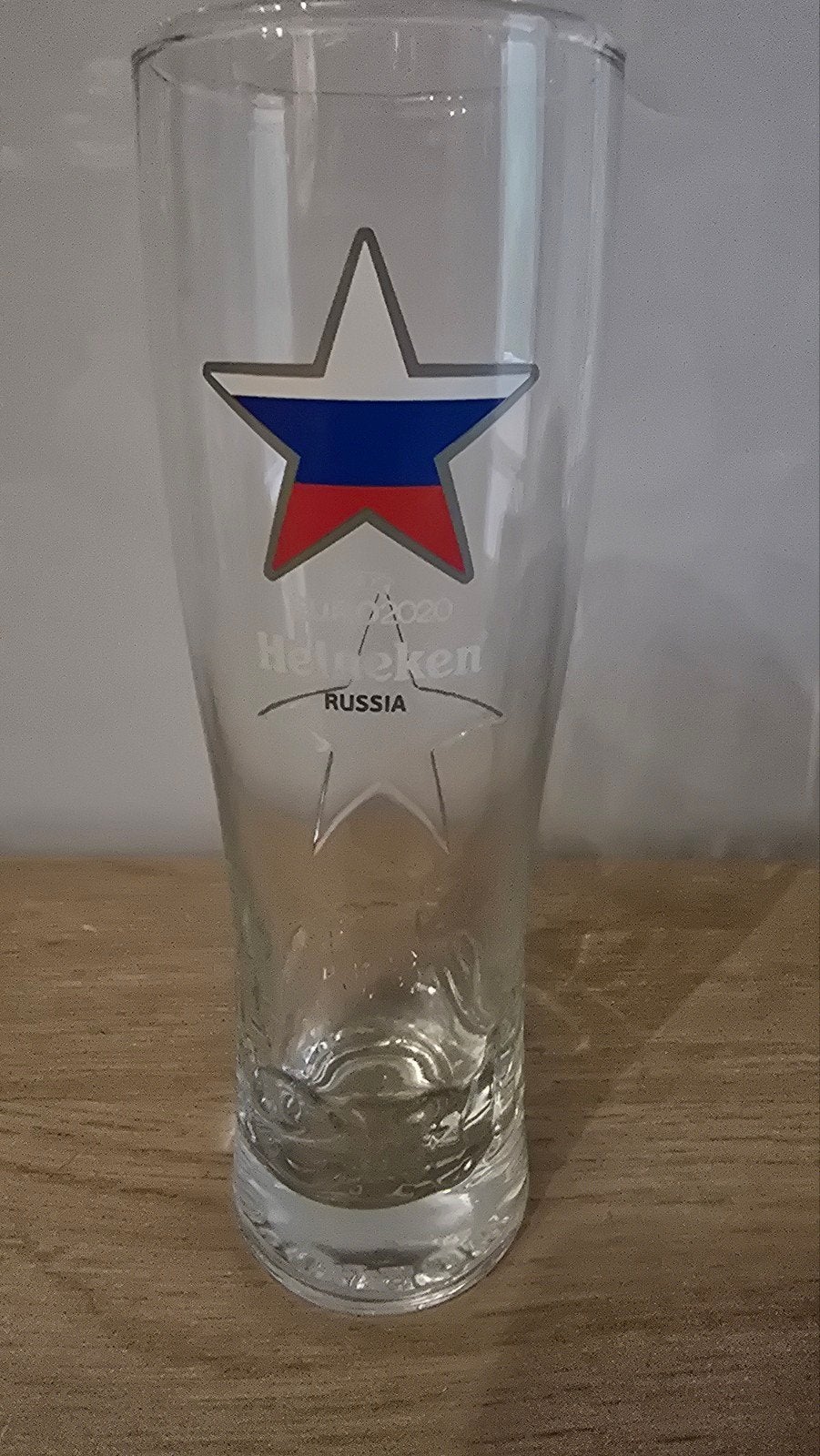 Heineken Euro 2020 Rusland Bierglas, Verzamelen, Ophalen of Verzenden, Zo goed als nieuw