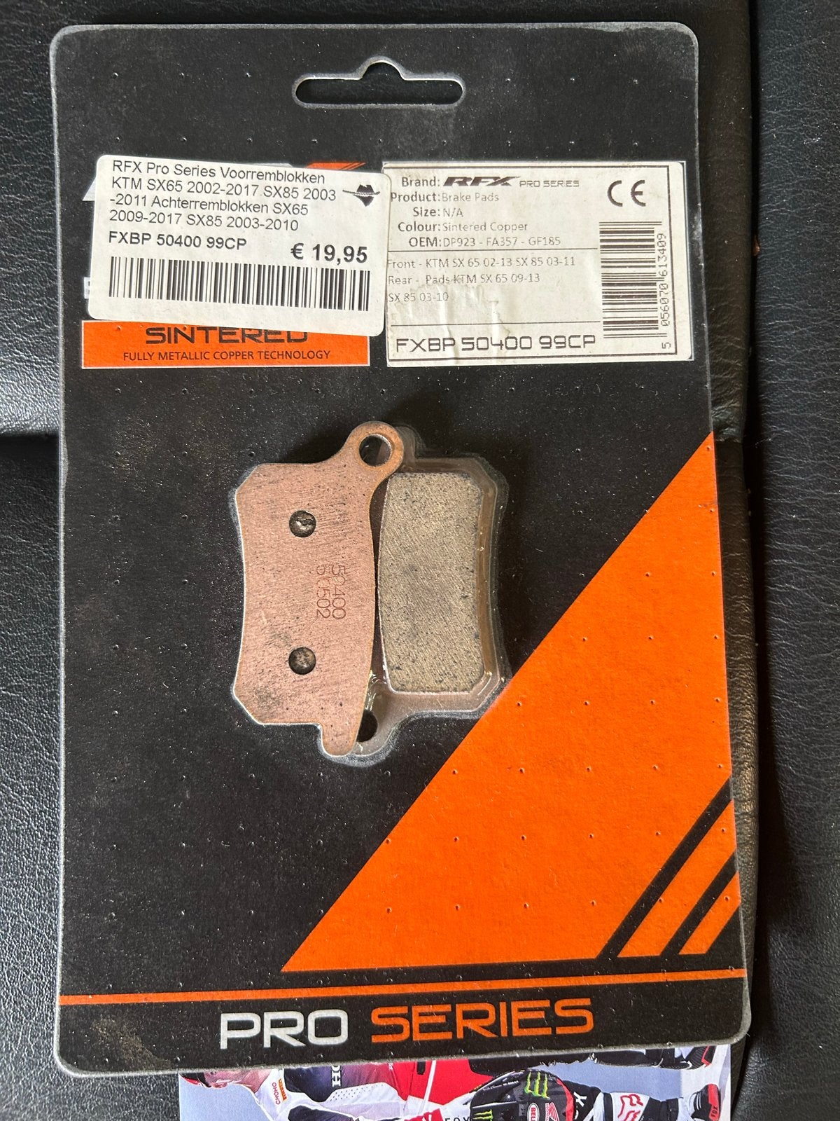 RFX Pro Series Remblokken KTM SX65/SX85 Sintered, Ophalen of Verzenden, Nieuw