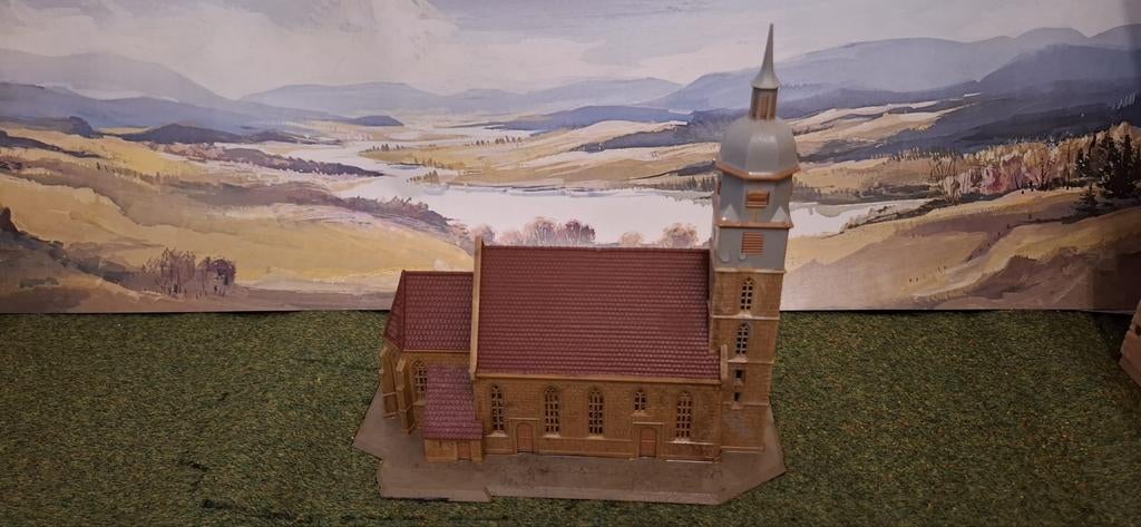Modelspoor H0 // Kerk, Overige merken, Gelijkstroom of Wisselstroom, Brug, Tunnel of Gebouw, Ophalen of Verzenden