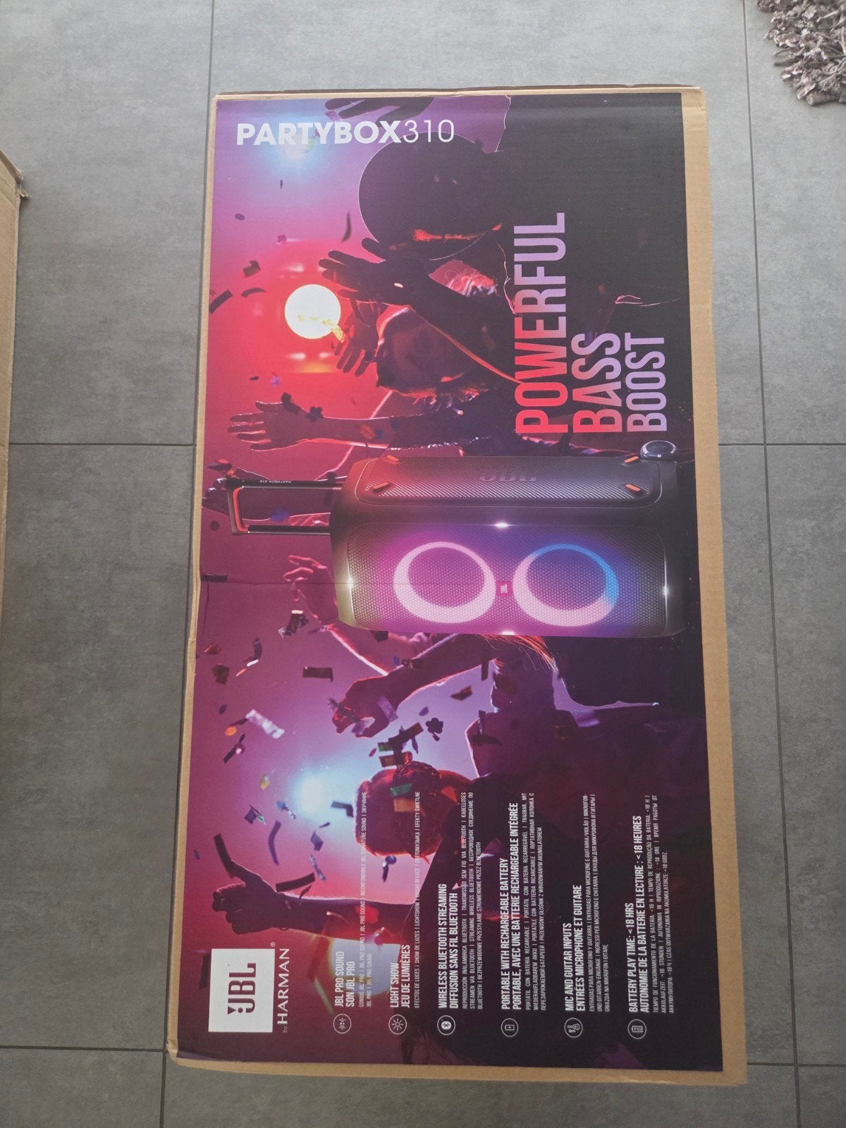 JBL PartyBox 310 speaker - Nieuw in doos ongeopend, JBL, Party speaker, Ophalen, 150 watt of meer