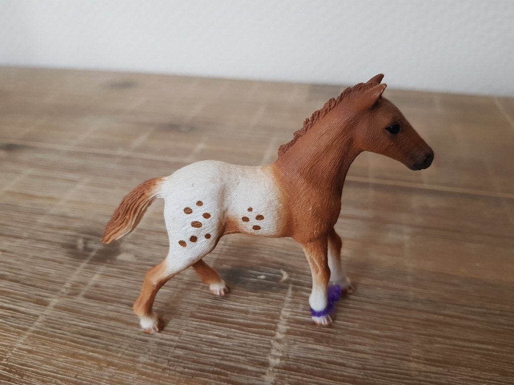 Schleich 42433 Appaloosa veulen uit wedstrijd training, Ophalen of Verzenden, Zo goed als nieuw