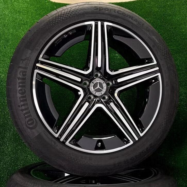 Originele 21 inch Mercedes AMG velgen met banden GLE W167, Auto-onderdelen, Gebruikt, 275 mm, Banden en Velgen, Germany