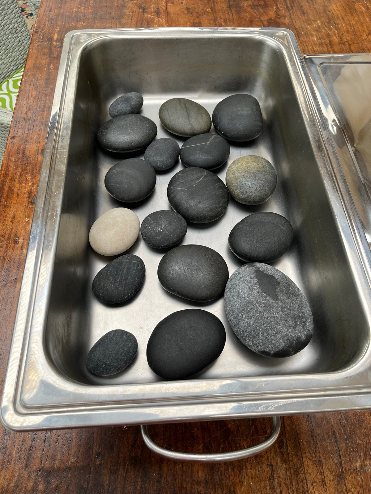 Electrische hot stone bak, Ophalen, Gebruikt, Hotstone