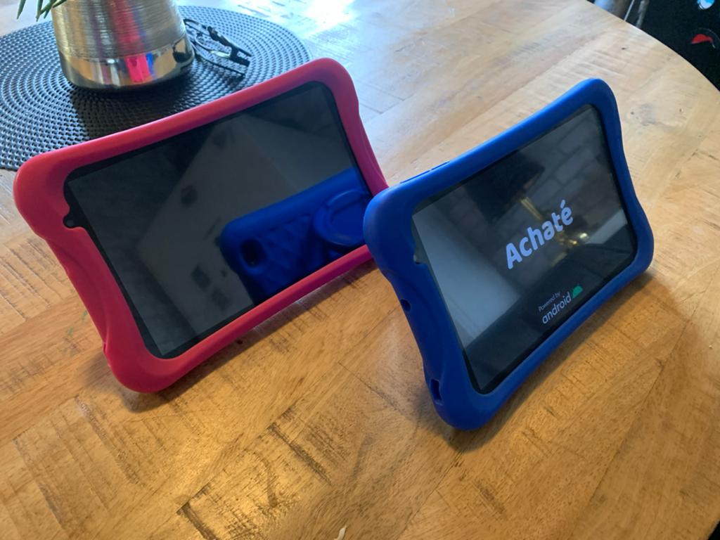 2 Achate Kids Tablets (roze en blauw), Computers en Software, Android Tablets, Ophalen of Verzenden, Zo goed als nieuw, Wi-Fi