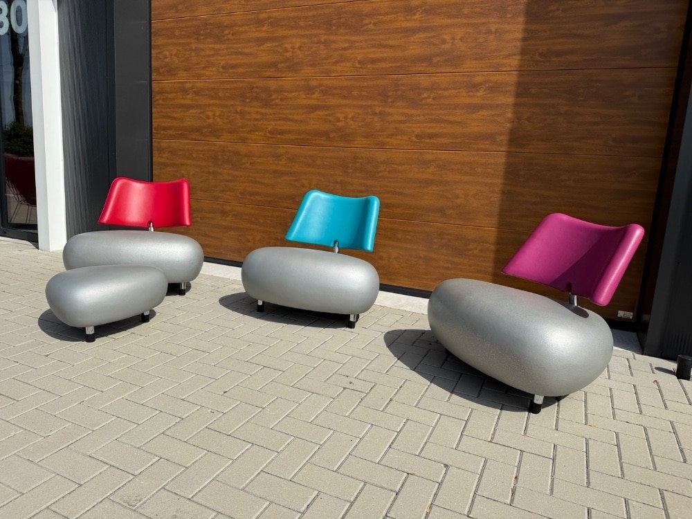 3 Leolux Pallone fauteuil buiten outdoor design stoel, Kunststof, Leolux, Info@leolux.nl, 75 tot 100 cm
