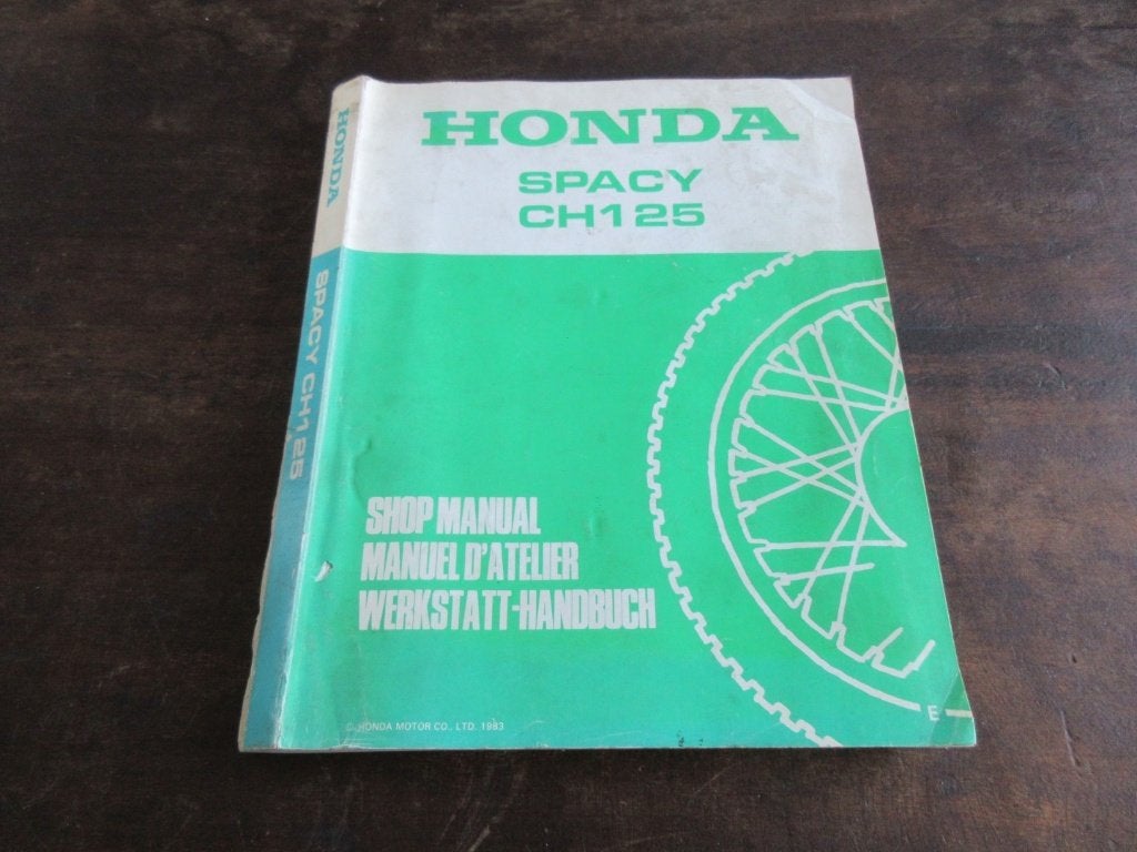 Honda CH125 Spacy werkplaatshandboek manual, Ophalen of Verzenden, Honda