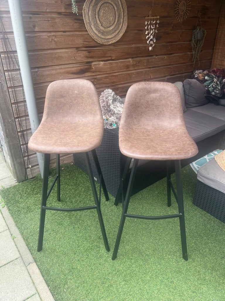Barkrukken, Ophalen, Met voetsteun, 60 tot 90 cm, Zo goed als nieuw