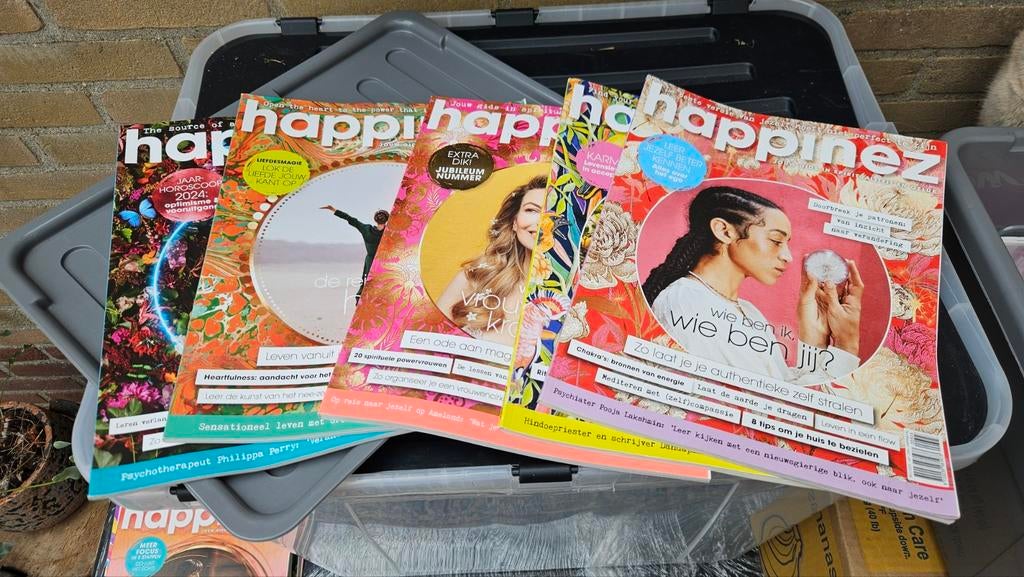 Happinez tijdschriften 2023, Ophalen of Verzenden