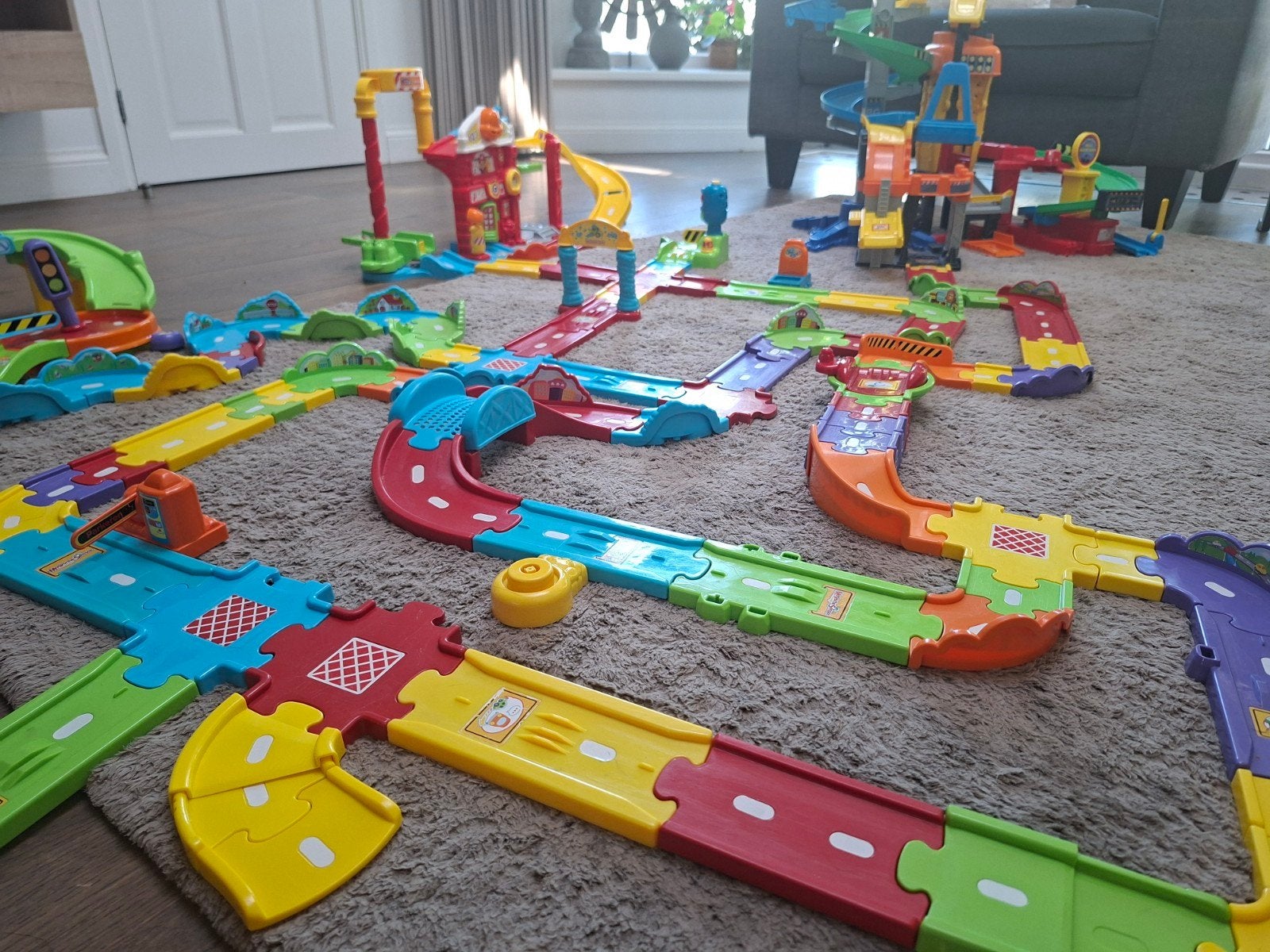 Grote VTech Toet Toet Auto's collectie met 14 auto's, Ophalen, Gebruikt