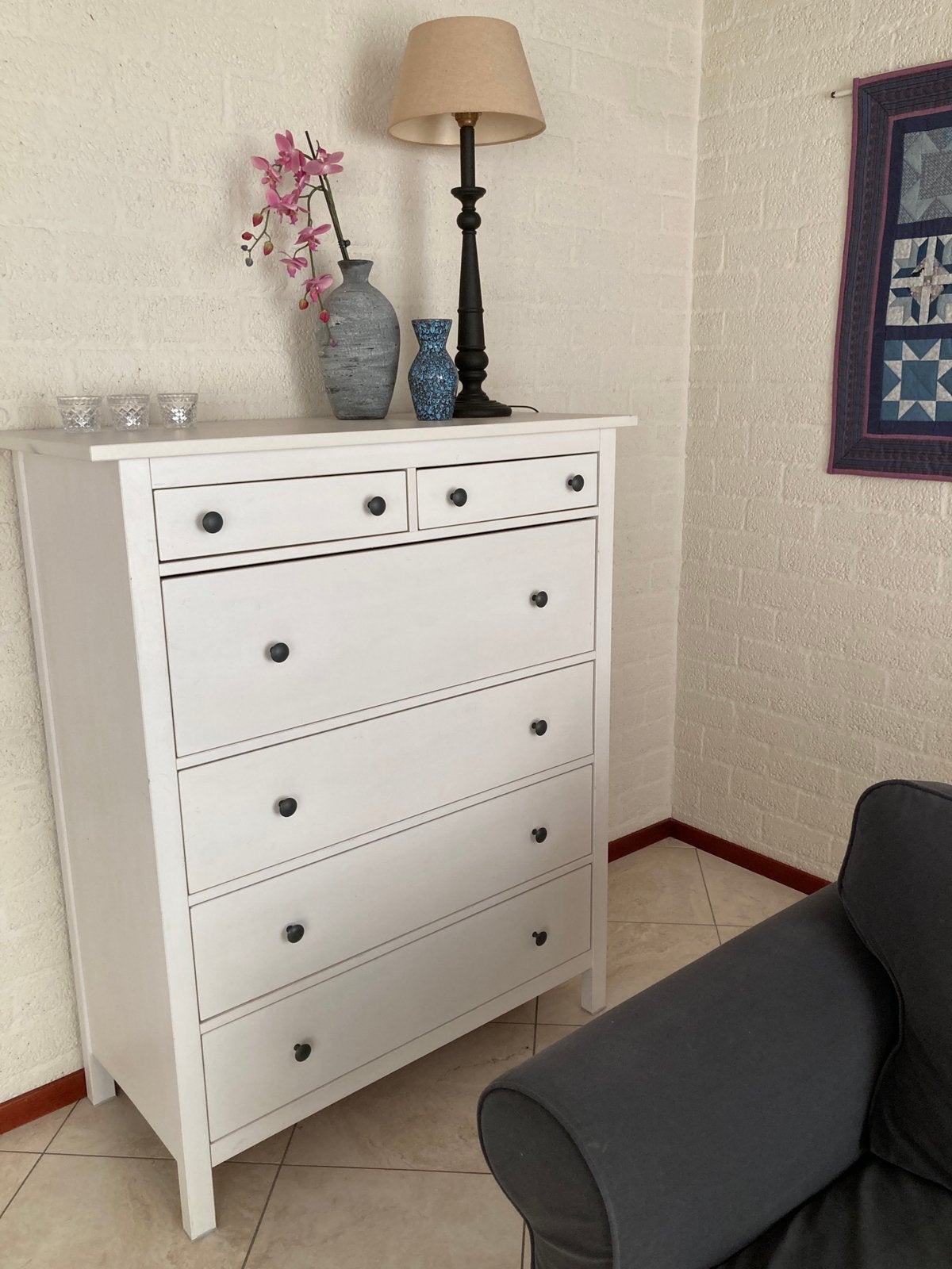 Ikea Hemnes 6-ladenkast wit 108x131 cm, Huis en Inrichting, Kasten | Ladekasten, Ophalen, Gebruikt, 5 laden of meer, Minder dan 100 cm