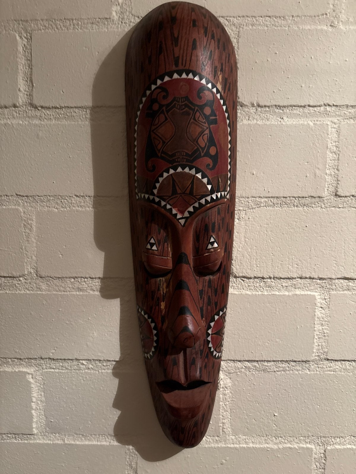 Decoratief houten masker, Ophalen of Verzenden