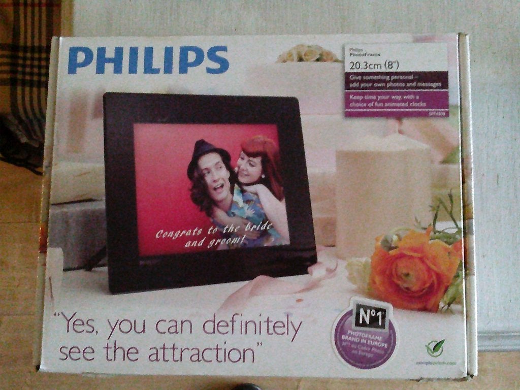 nieuw DIGITAAL fotolijst 8 inch PHILIPS No 1 - GRATIS zend, Audio, Tv en Foto, Verzenden, Nieuw, Philips, Diavoorstelling